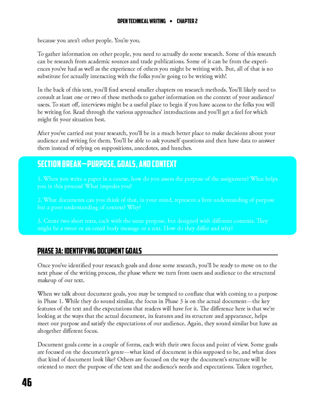 Open Technical Writing - New Page